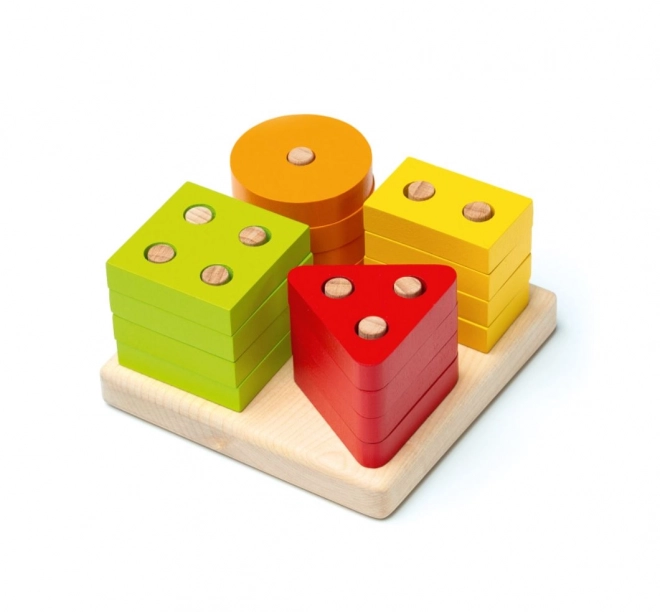 Cubika puzzle in legno con forme