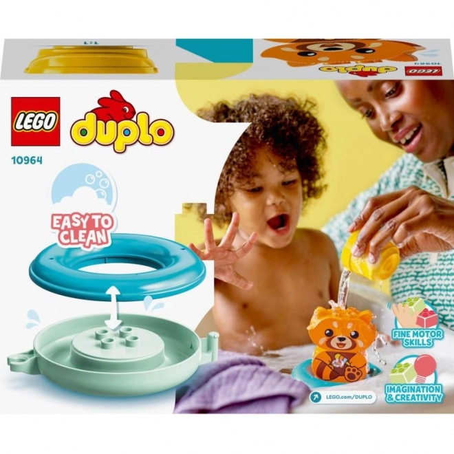 Lego Duplo Divertimento da Bagno Panda Rosso Galleggiante