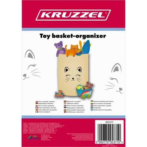 Grande organizer XL per giocattoli e vestiti Kruzzel