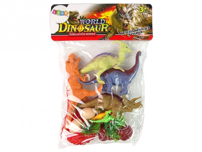 Set di Figurine di Dinosauri con Accessori 15 Pezzi