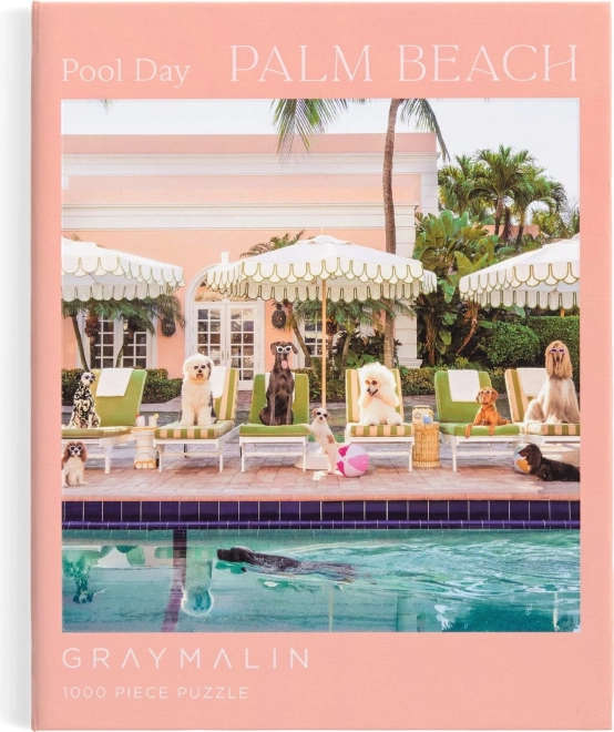 Puzzle Al Pool di Palm Beach 1000 pezzi