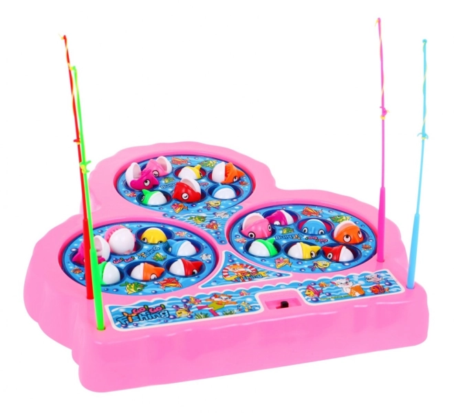 Gioco di abilità Pesca per bambini 3+ – rosa