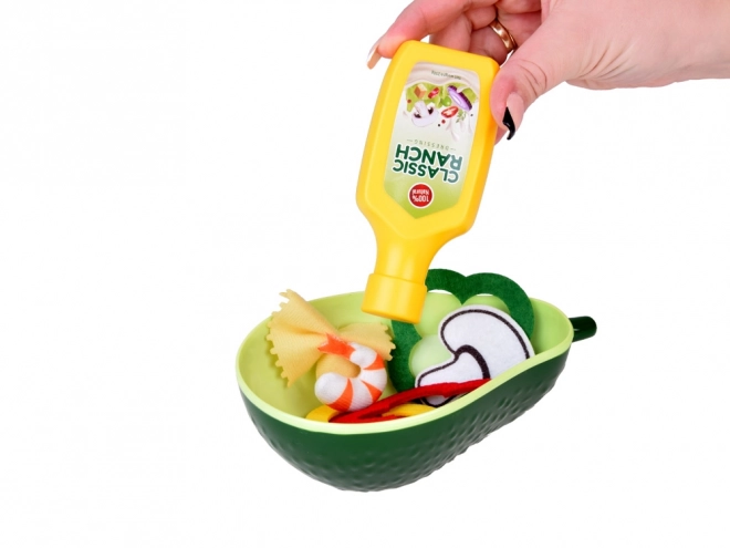 Set per Insalata Giocattolo con Ciotola e Accessori