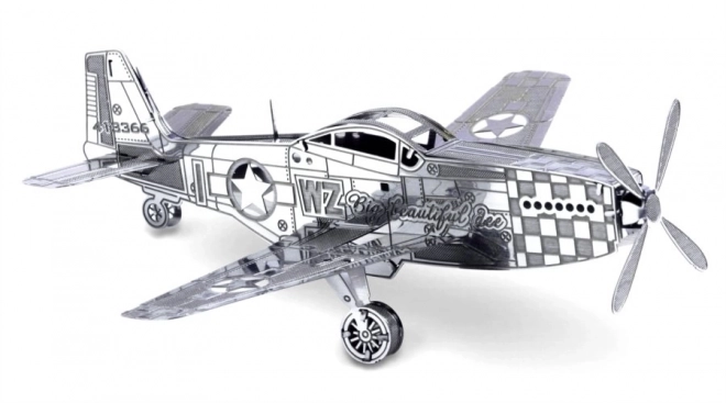 Puzzle 3D Metal Earth Aereo Mustang P-51