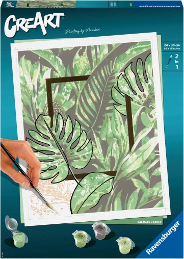 creart calming leaves set pittorico