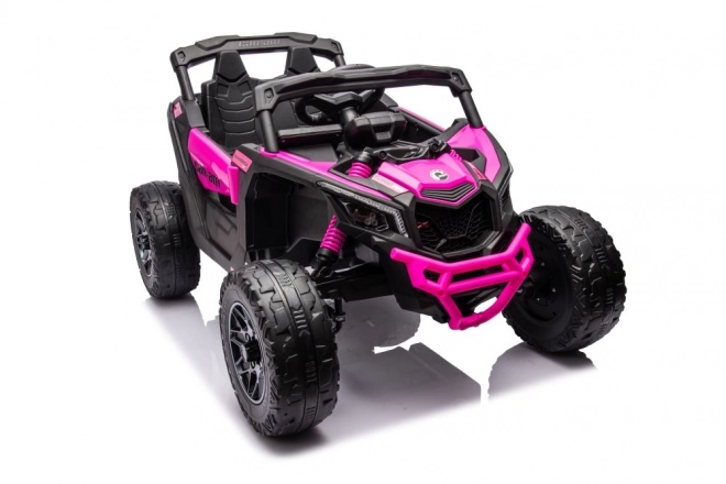 Auto elettrica per bambini Buggy Can-Am rosa