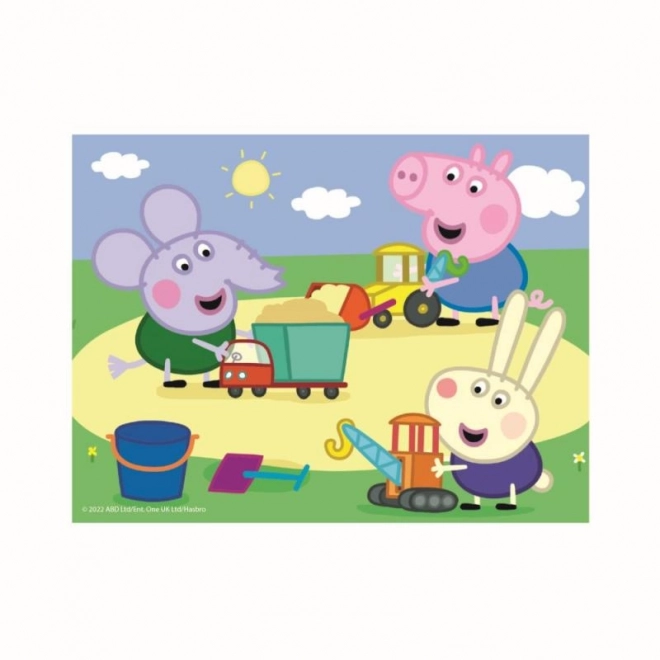 Cubi di immagini Peppa Pig Dino, 12 cubi