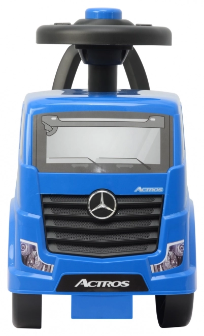 Cavalcabile per bambini Mercedes Actros Blu