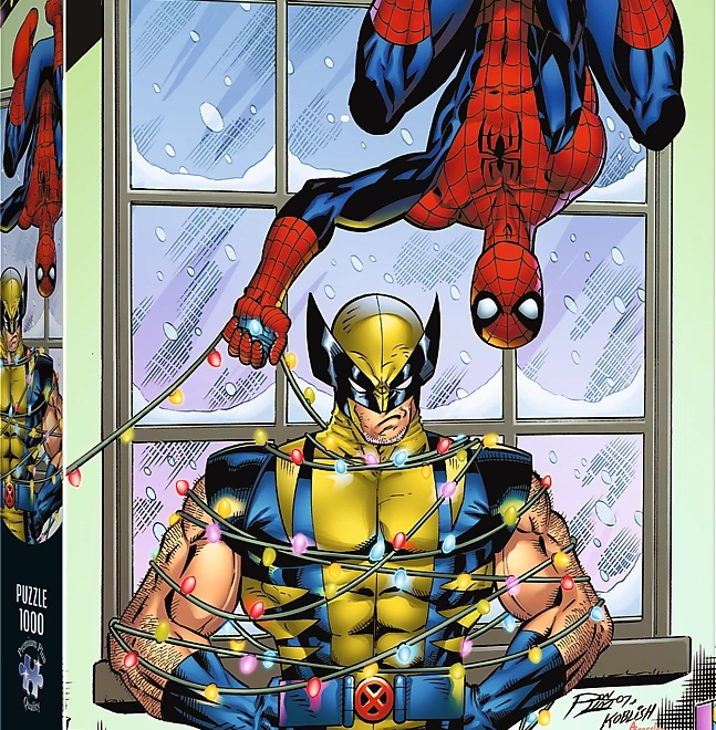 Puzzle Spiderman e Wolverine 1000 pezzi Trefl Premium Plus