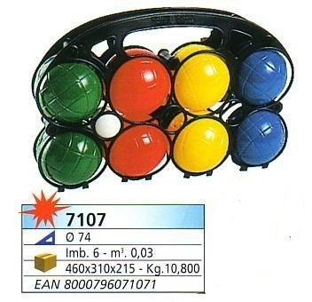 Set di bocce da petanque (8 pezzi)