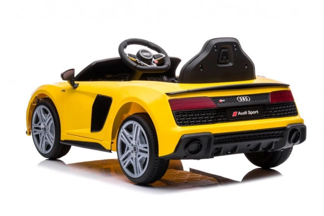 Auto a batteria Audi R8 bianco – Gialla