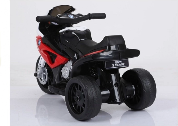 Moto a batteria BMW S1000RR triciclo rosso