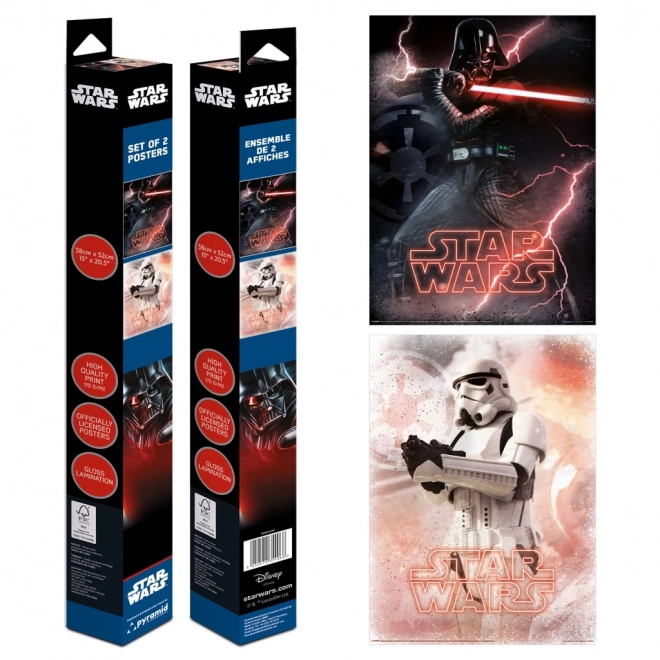 Set di mini poster di Star Wars (2 pz)