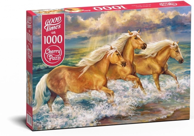 Puzzle Cavalli nel Mare 1000 Pezzi