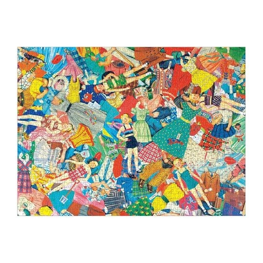 Vintage puzzle bambole di carta 1000 pezzi