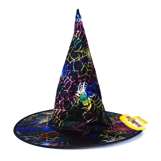 Cappello da Strega con Ragnatela Magica per Adulti