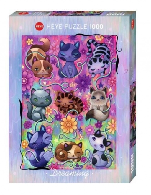 Puzzle Heye Dreaming: Gattini 1000 pezzi