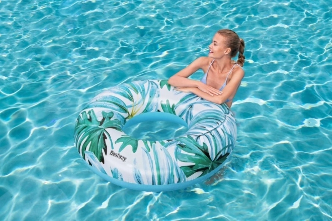 Ciambella galleggiante tropicale BESTWAY – Blu