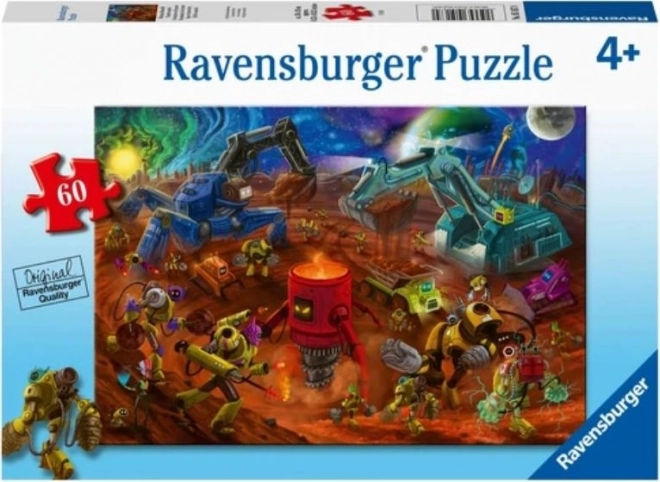 Puzzle Spazio In Costruzione RAVENSBURGER 60 Pezzi