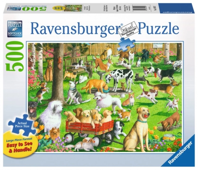 Puzzle Parco per Cani XXL 500 Pezzi Ravensburger