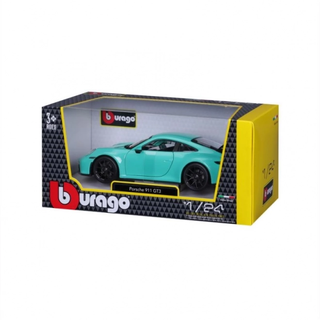 Modellino Porsche 911 GT3 Verde Menta Bburago