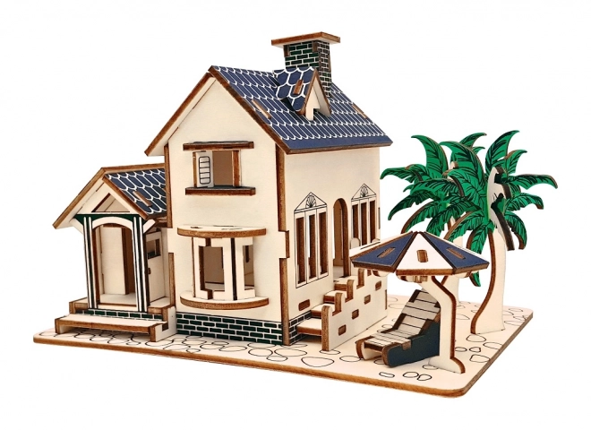 Casa Sulla Spiaggia Puzzle 3D In Legno