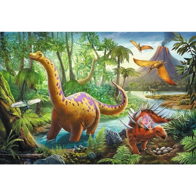 Puzzle 60 pezzi Avventure dei dinosauri