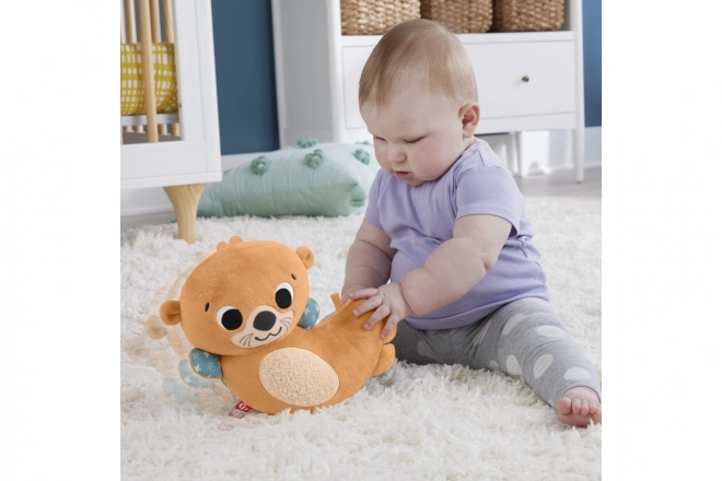 Peluche Lontra Sensoria Con Libro Fisher-Price