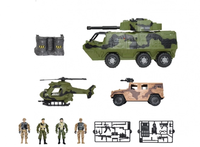 Grande Set di Veicoli Militari STARX con Suoni