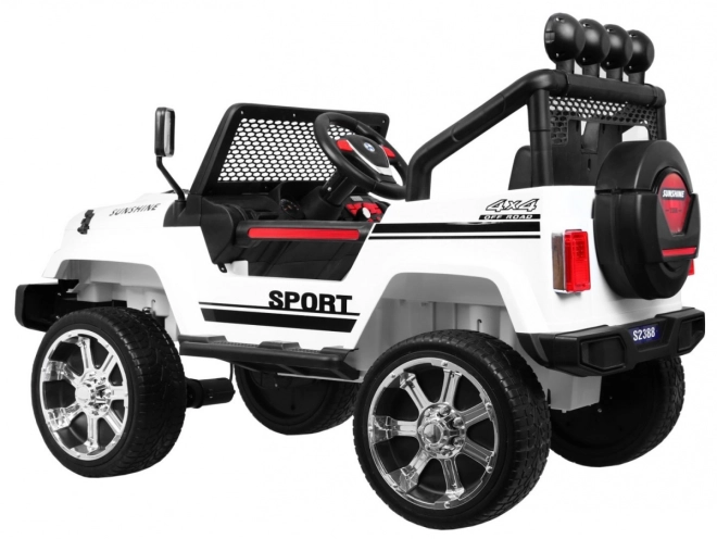 Auto fuoristrada Raptor Drifter Bianco + Telecomando + Trazione 4x4 + Spazio di stivaggio + Partenza lenta + MP3 LED