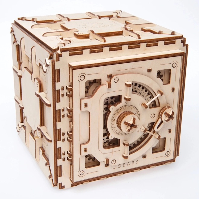 Puzzle meccanico 3D in legno Cassaforte di Ugears