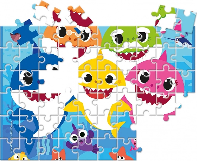 Puzzle 60 pezzi Frame Me Up - Baby Shark Clemmentoni