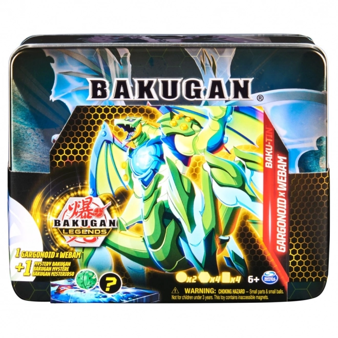 Bakugan scatola di latta con Bakugan esclusivo S5