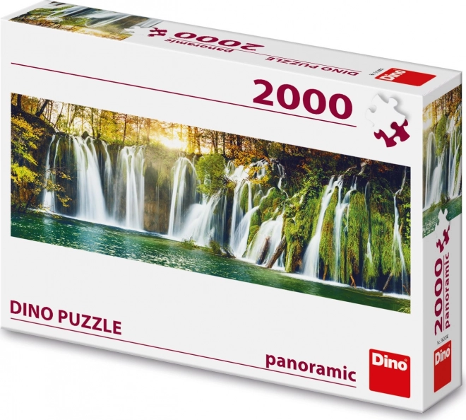 Puzzle panoramico Cascate di Plitvice 2000 pezzi