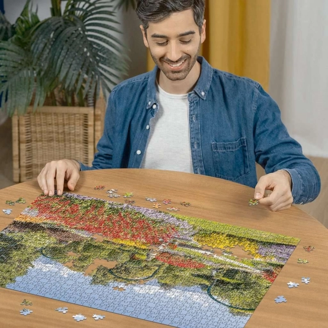 Puzzle Magico Giardino: Parco Pallavicino Italia 1000 Pezzi