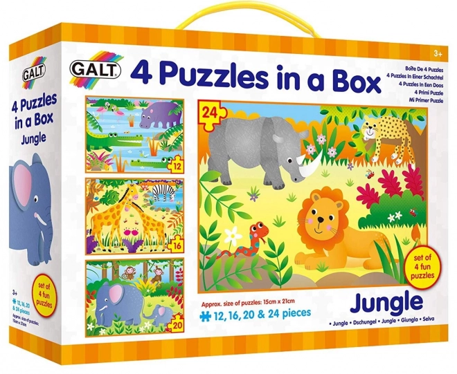 Puzzle della Giungla 4 in 1