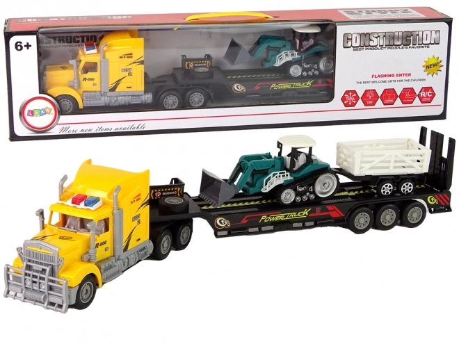 Camion con Rimorchio Telecomandato R/C Giallo