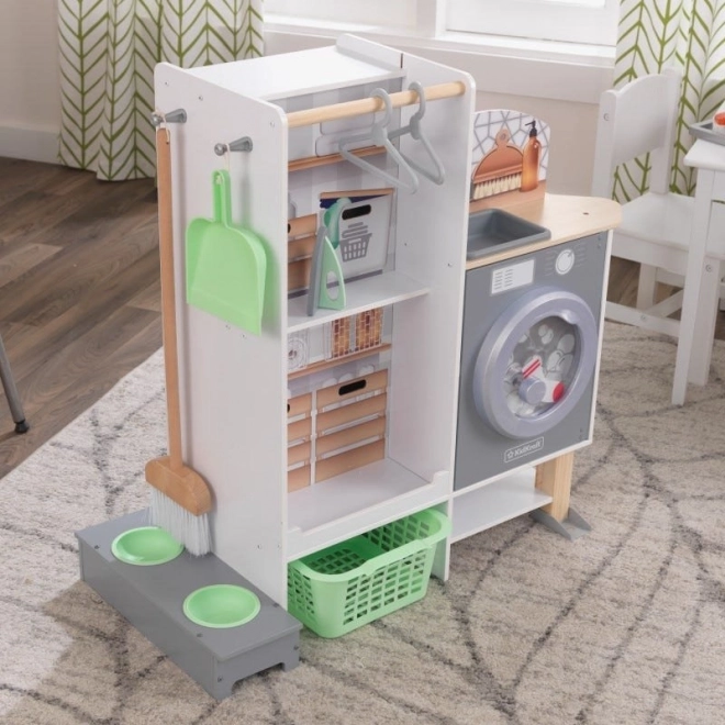 Cucina e Lavanderia in Legno per Bambini KidKraft