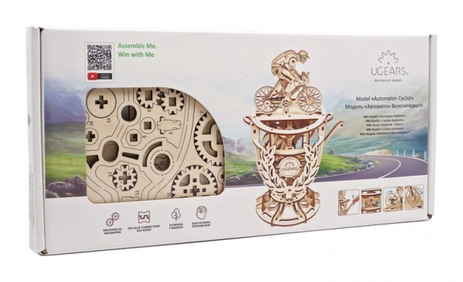 Meccanico Puzzle Ciclista a Pedali Ugears 3D