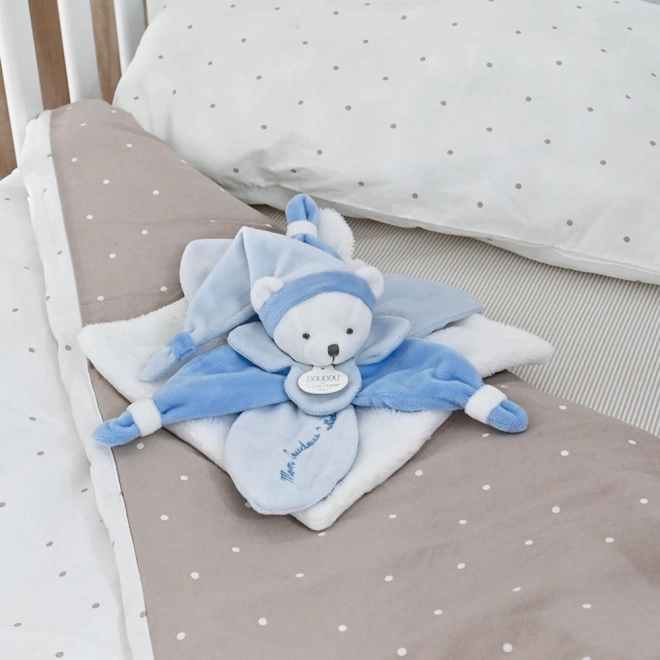 Doudou orsetto blu 24 cm