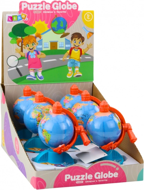 Mini globo con ingranaggio rotante e aereo mobile