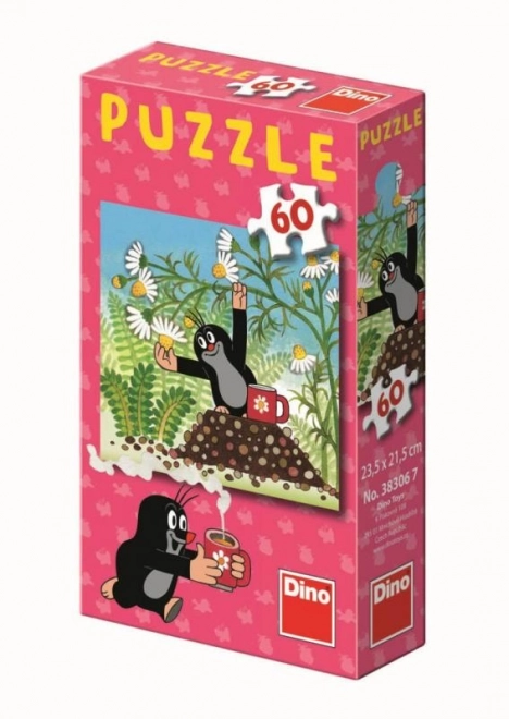 Puzzle Dino Krtek e Camomilla 60 Pezzi