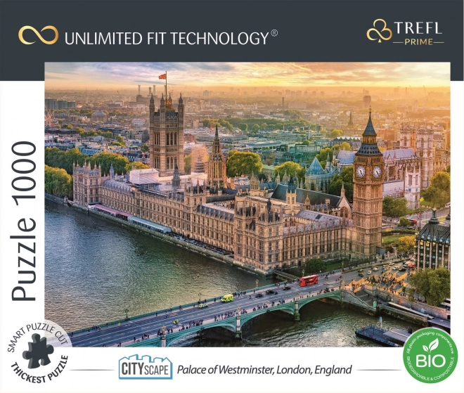 Puzzle TREFL Città Illimitata: Palazzo di Westminster, Londra 1000 pezzi