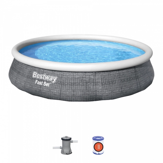 Piscina da giardino Bestway per bambini 396 x 84 cm 57376