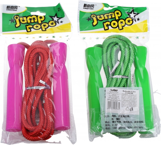 Corda per saltare in plastica 2,5 m