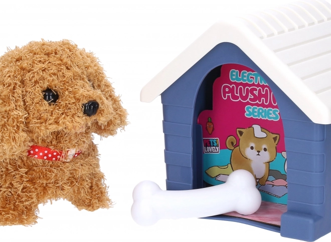 Cagnolino con cuccia interattivo 15 cm