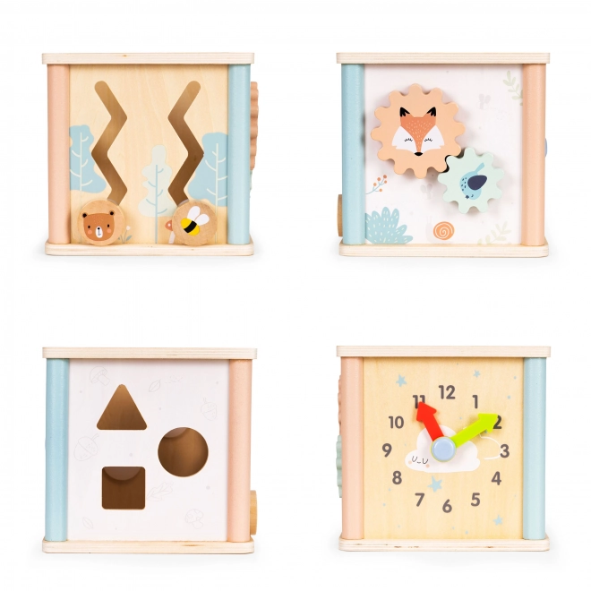 Cubo educativo in legno Ecotoys