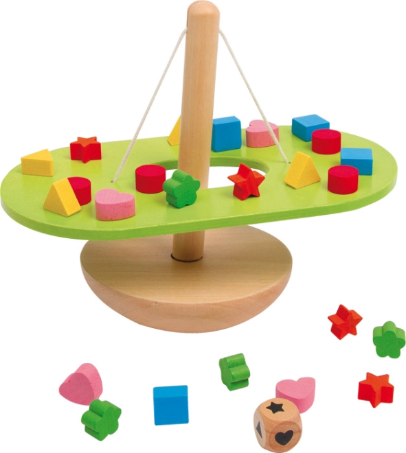 Pezzi in legno colorati