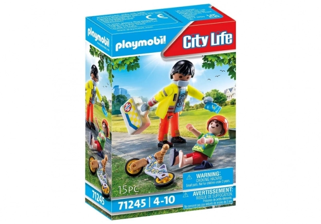 Playmobil City Life Paramedico con Paziente