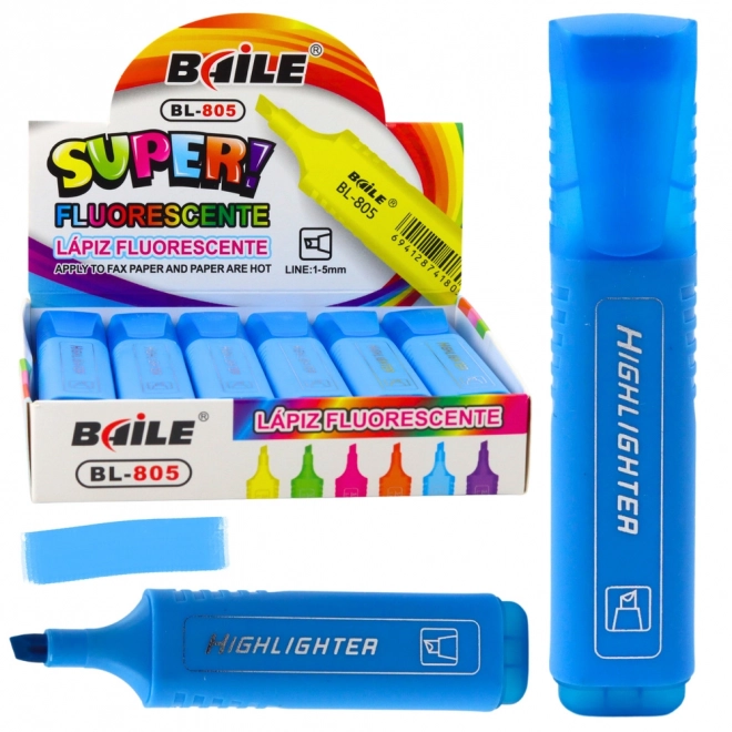 Evidenziatore neon blu
